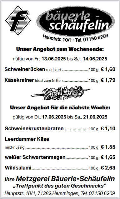 Neues Angebot