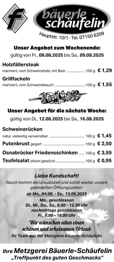 Neues Angebot